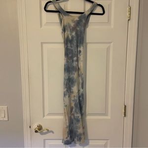 Tye Dye midi body-con dress (bump friendly)